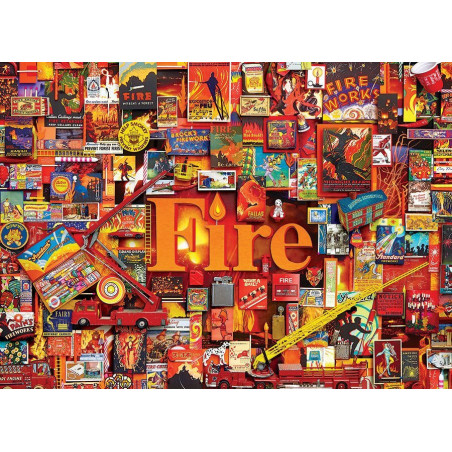 Cobble hill Ugnis/Fire 1000 detalių