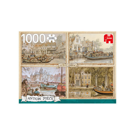 Jumbo Valtys/Anton Pieck - Canal Boats 1000 detalių