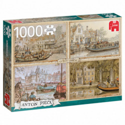 Jumbo Valtys/Anton Pieck - Canal Boats 1000 detalių