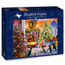Blue bird A magical view to Christmas 1000 detalių