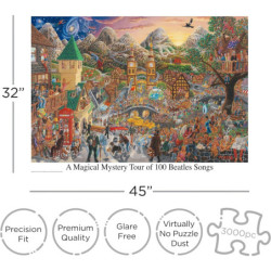 Aquarius Puzzle Beatles Magical Mystery Tour 3000 detalių