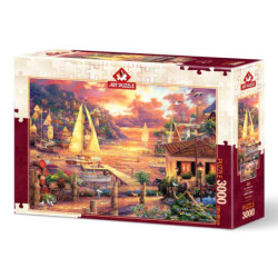 Art puzzle Auksinė jūra 3000 detalių