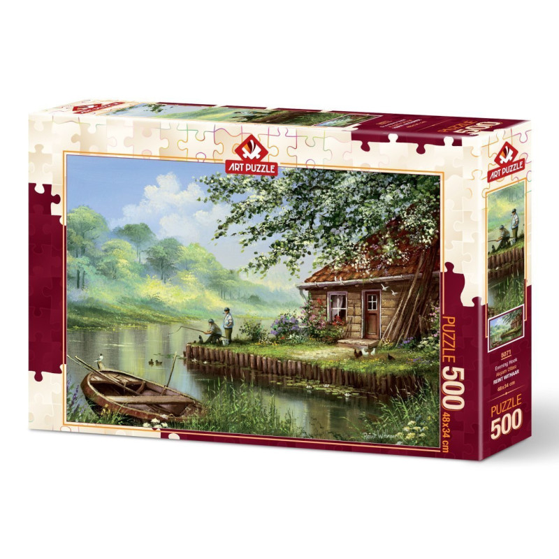 Art puzzle Vakarinė žvejyba 500 detalių