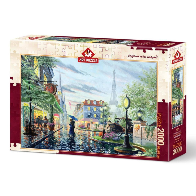 Art puzzle Vasaros lietus, Paryžius 2000 detalių
