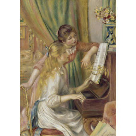 Blue Bird Auguste Renoir Jaunos mergaitės prie pianino 1000 detalių