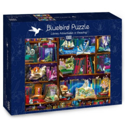 Blue bird Bibliotekos nuotykiai 1000 detalių