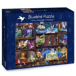 Blue bird Bibliotekos nuotykiai 3000 detalių