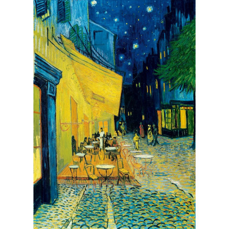 Blue Bird  Café Terrace at Night, 1888m. 1000 detalių