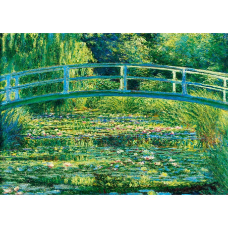 Blue Bird Claude Monet  Vandens lelijos 1899, 1000 detalių