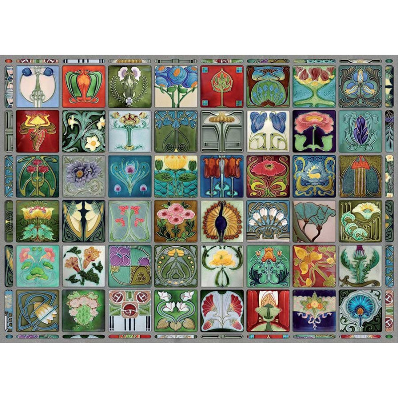 Cobble Hill Art Nouveau plytelės 1000 detalių
