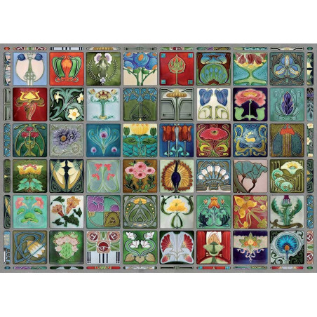 Cobble Hill Art Nouveau plytelės 1000 detalių