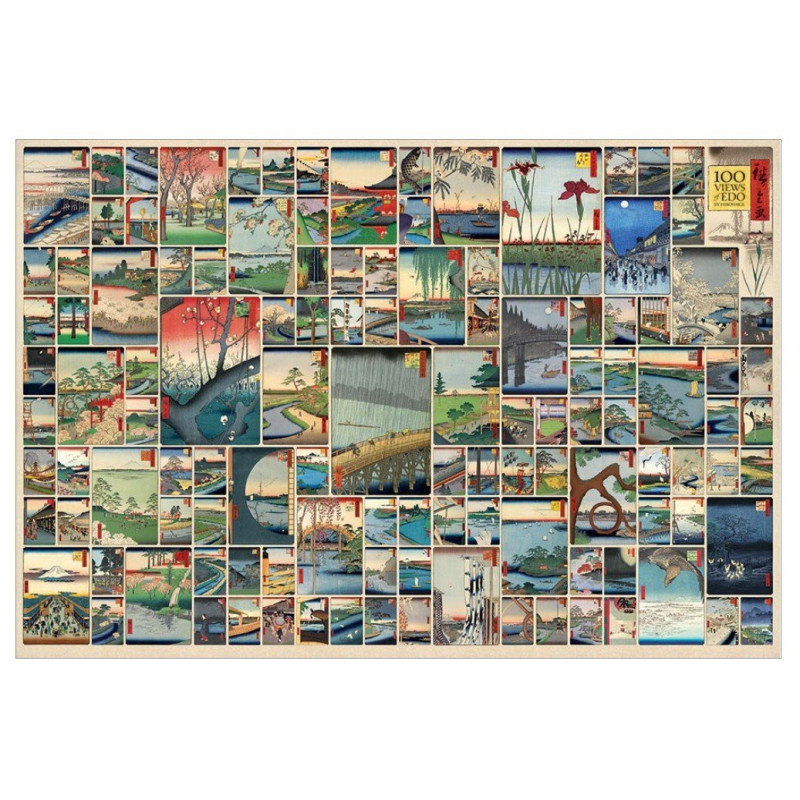 Cobble Hill Hiroshige – garsūs Edo vaizdai 2000 detalių