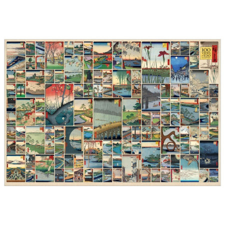 Cobble Hill Hiroshige – garsūs Edo vaizdai 2000 detalių